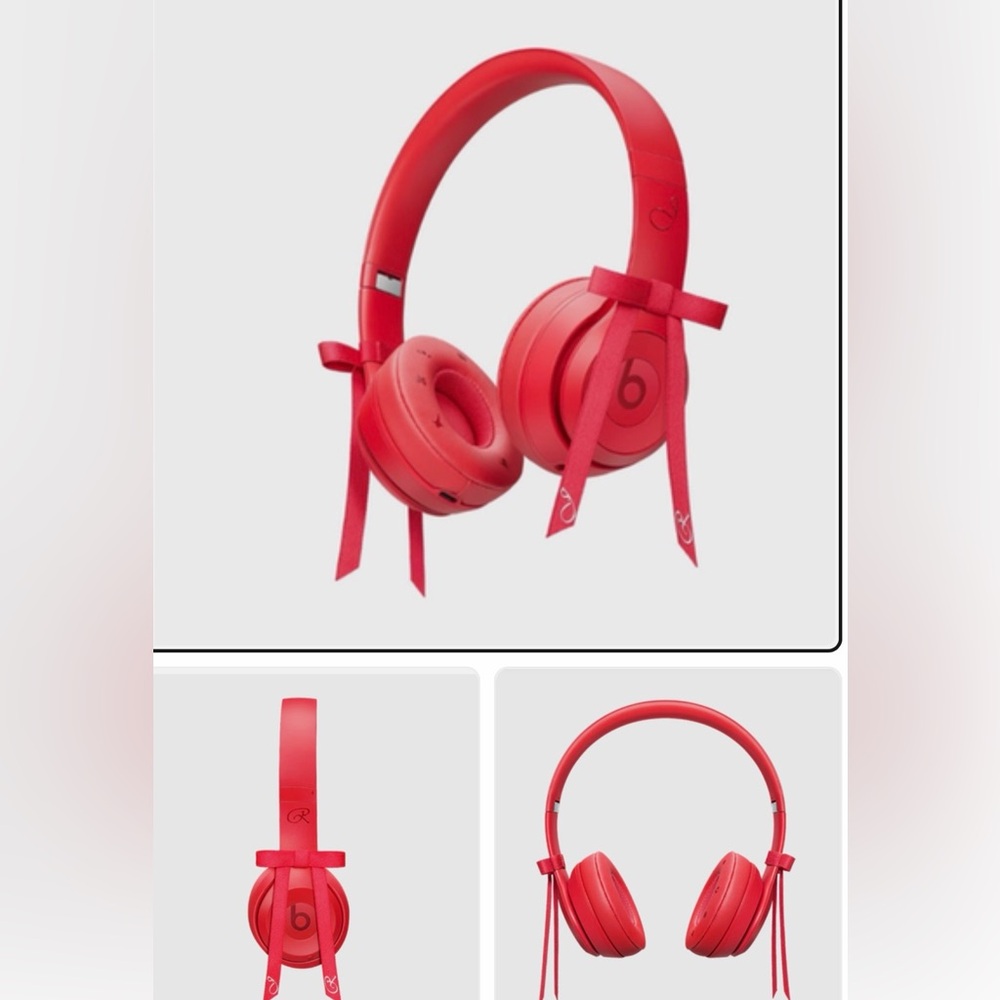 Beats Solo4 Jennie Edition Wireless On-Ear Headphones Ruby Red